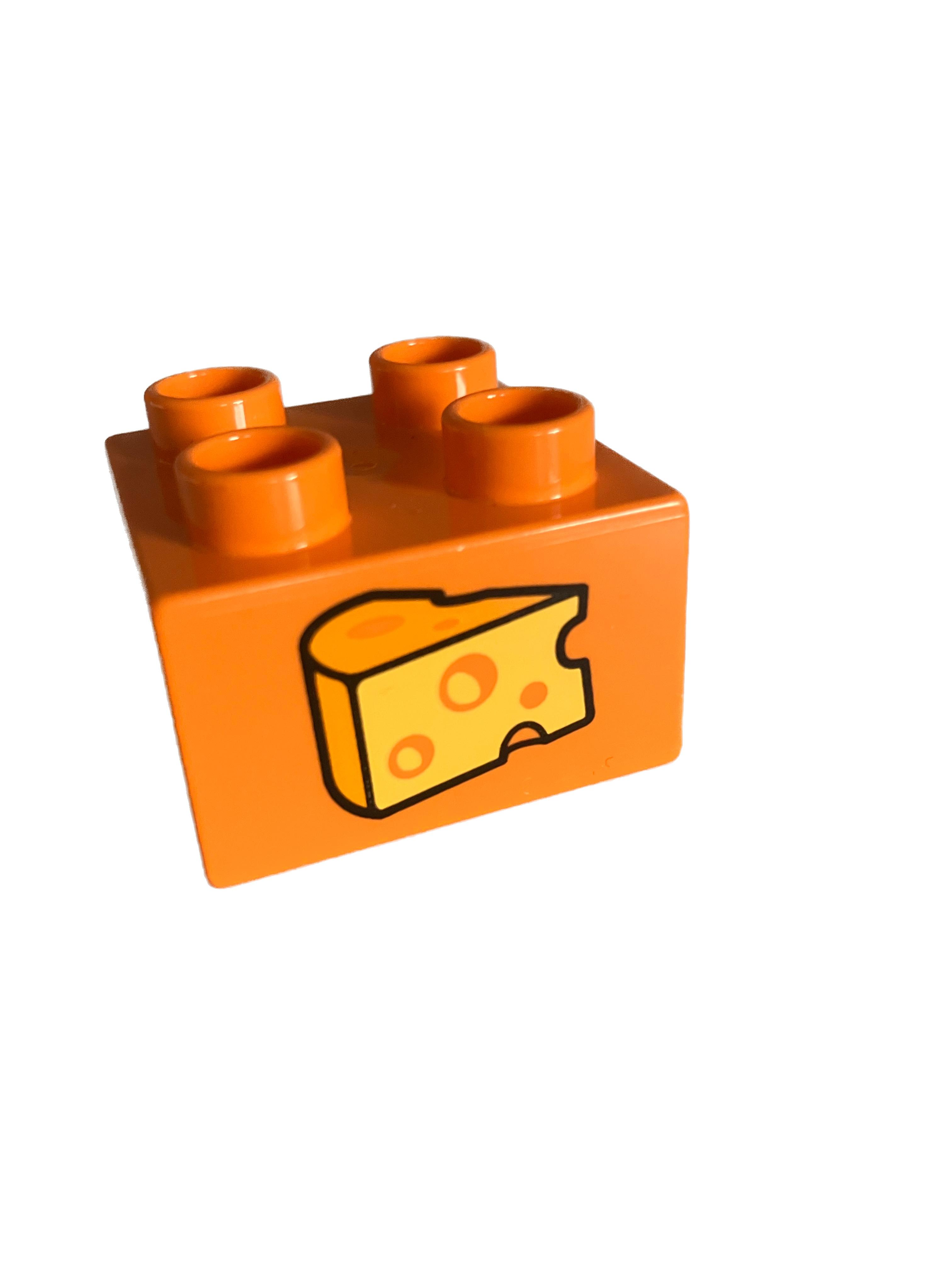 Lego® Duplo kostka s potiskem sýru